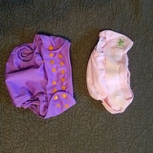 One size diaper covers- two